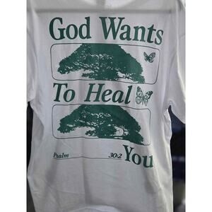 Vintage Threadz “God Wants To Heal You” Graphic Tee – Size XXL New